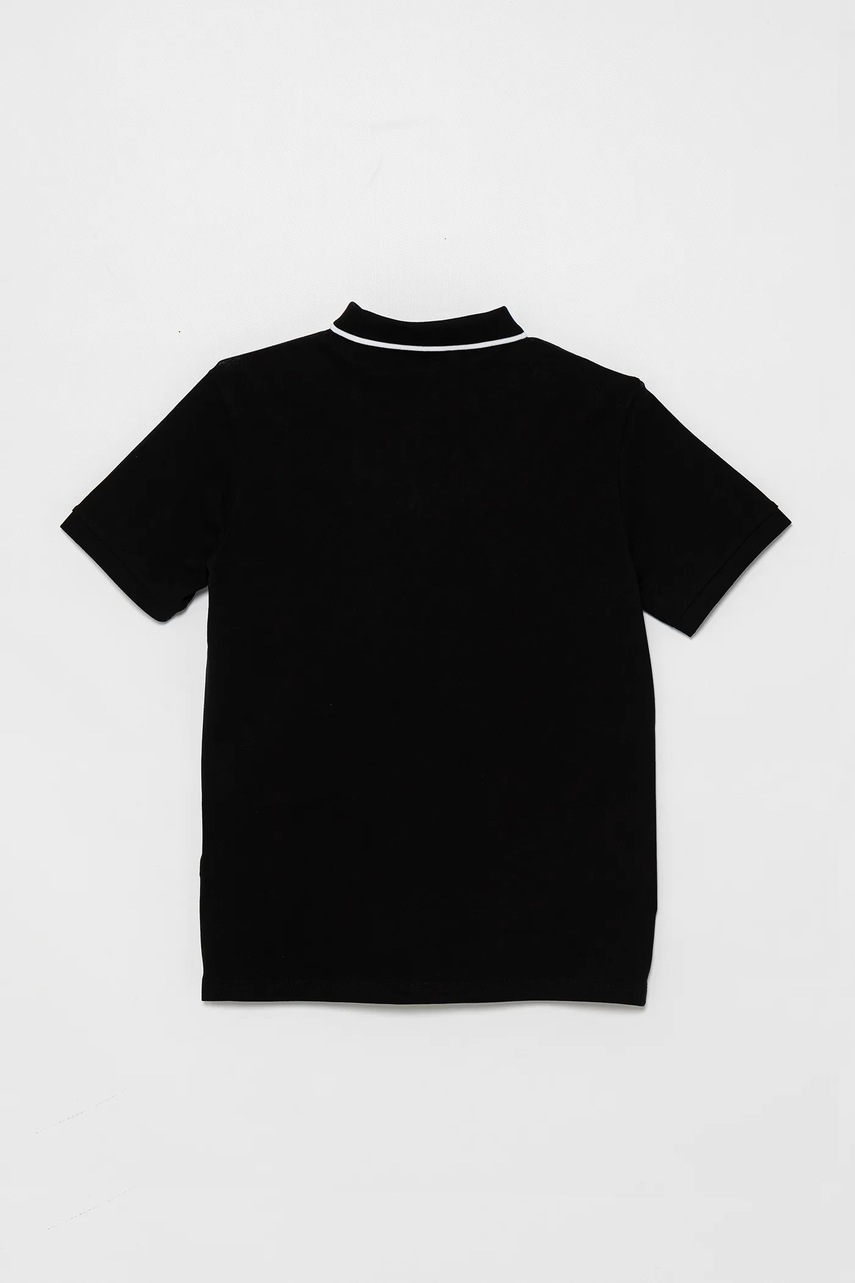 Дитяче поло EA7 Emporio Armani колір чорний з принтом 7B000023 AF12901 Дитяче поло EA7 Emporio Armani колір чорний з принтом 7B000023 AF12901