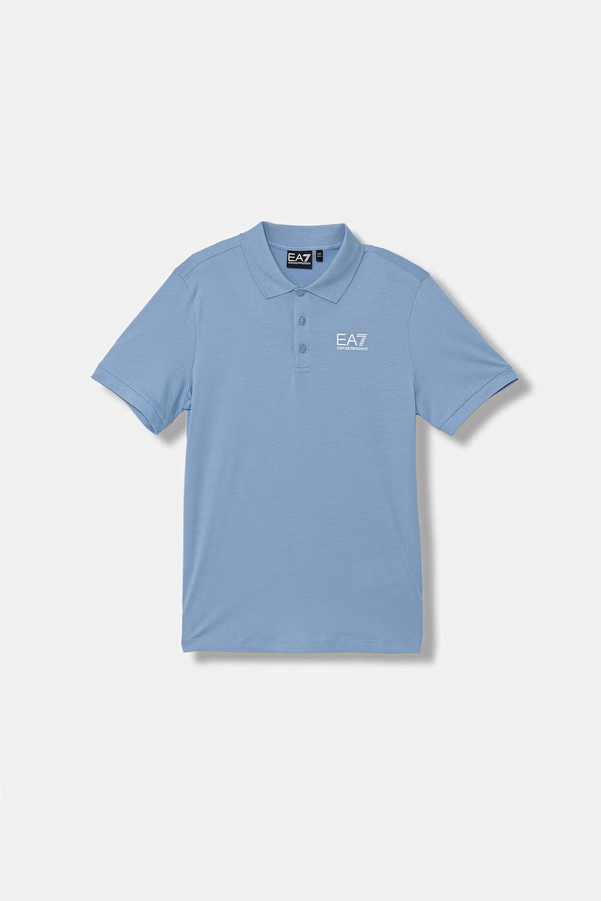 EA7 Emporio Armani polo dětské bavlněné