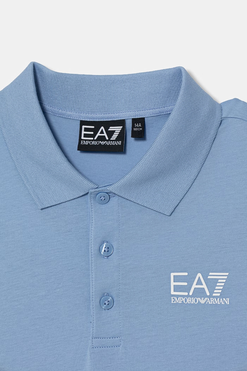 EA7 Emporio Armani polo tričko detské bavlnené