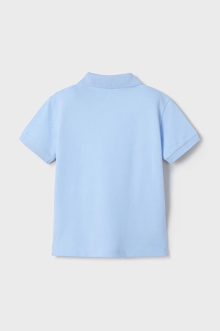 Детское хлопковое поло Mayoral однотонное 150 Детское хлопковое поло Mayoral однотонное 150