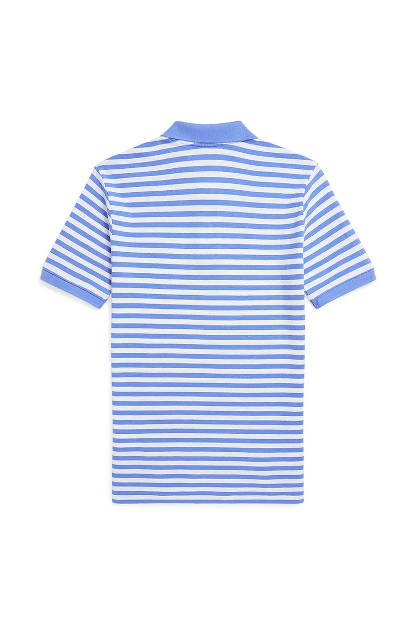 Детское хлопковое поло Polo Ralph Lauren узорное 323964150001 Детское хлопковое поло Polo Ralph Lauren узорное 323964150001