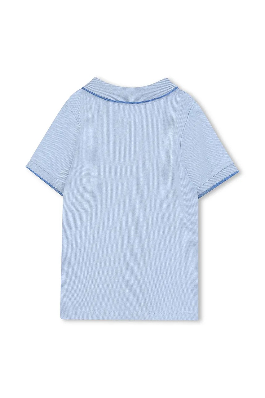 Дитяча бавовняна футболка поло BOSS однотонна J52094 Дитяча бавовняна футболка поло BOSS однотонна J52094