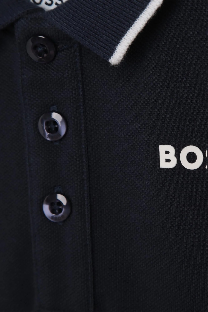 Βρεφικά βαμβακερά μπλουζάκια πόλο BOSS φωτογραφία