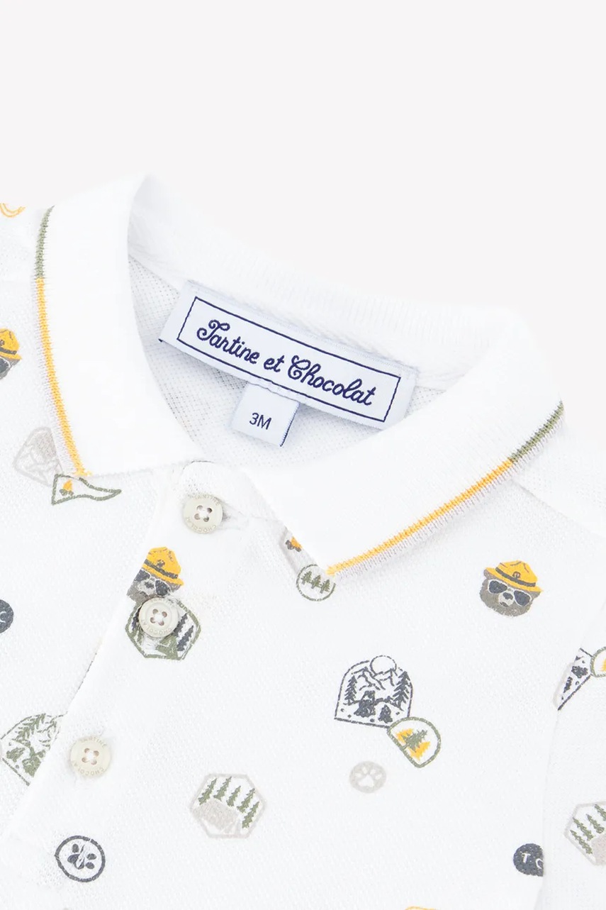 Βρεφικά βαμβακερά μπλουζάκια πόλο Tartine et Chocolat φωτογραφία
