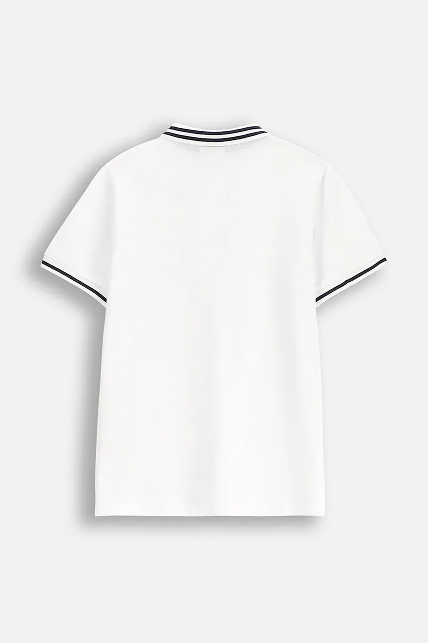 Поло Coccodrillo колір білий ELEGANT JUNIOR BOY