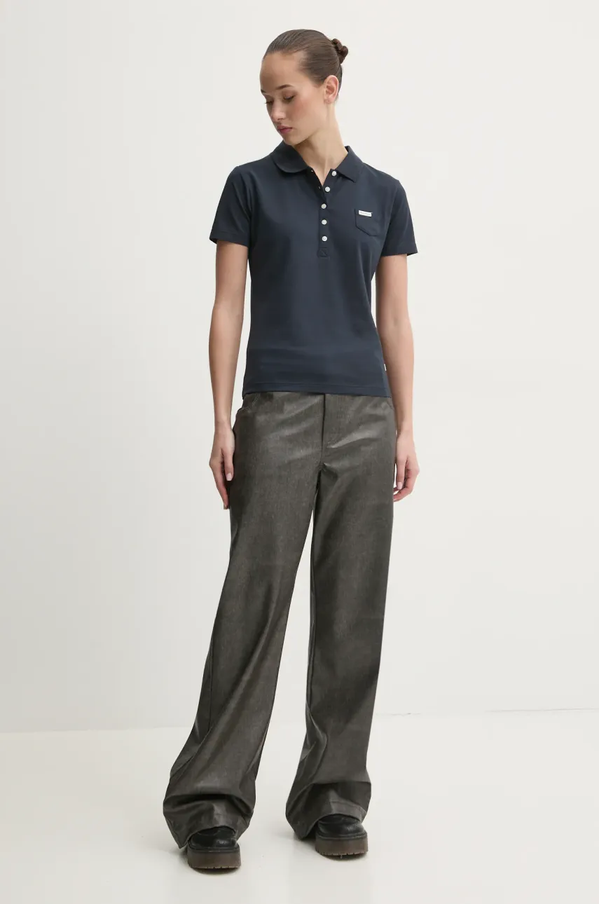 Поло Guess Jeans женское цвет синий W5RP47 KARS2 Поло Guess Jeans женское цвет синий W5RP47 KARS2