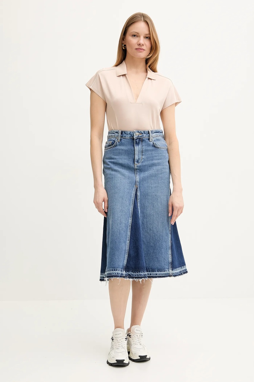 Поло Liu Jo цвет бежевый TA5183 J4883