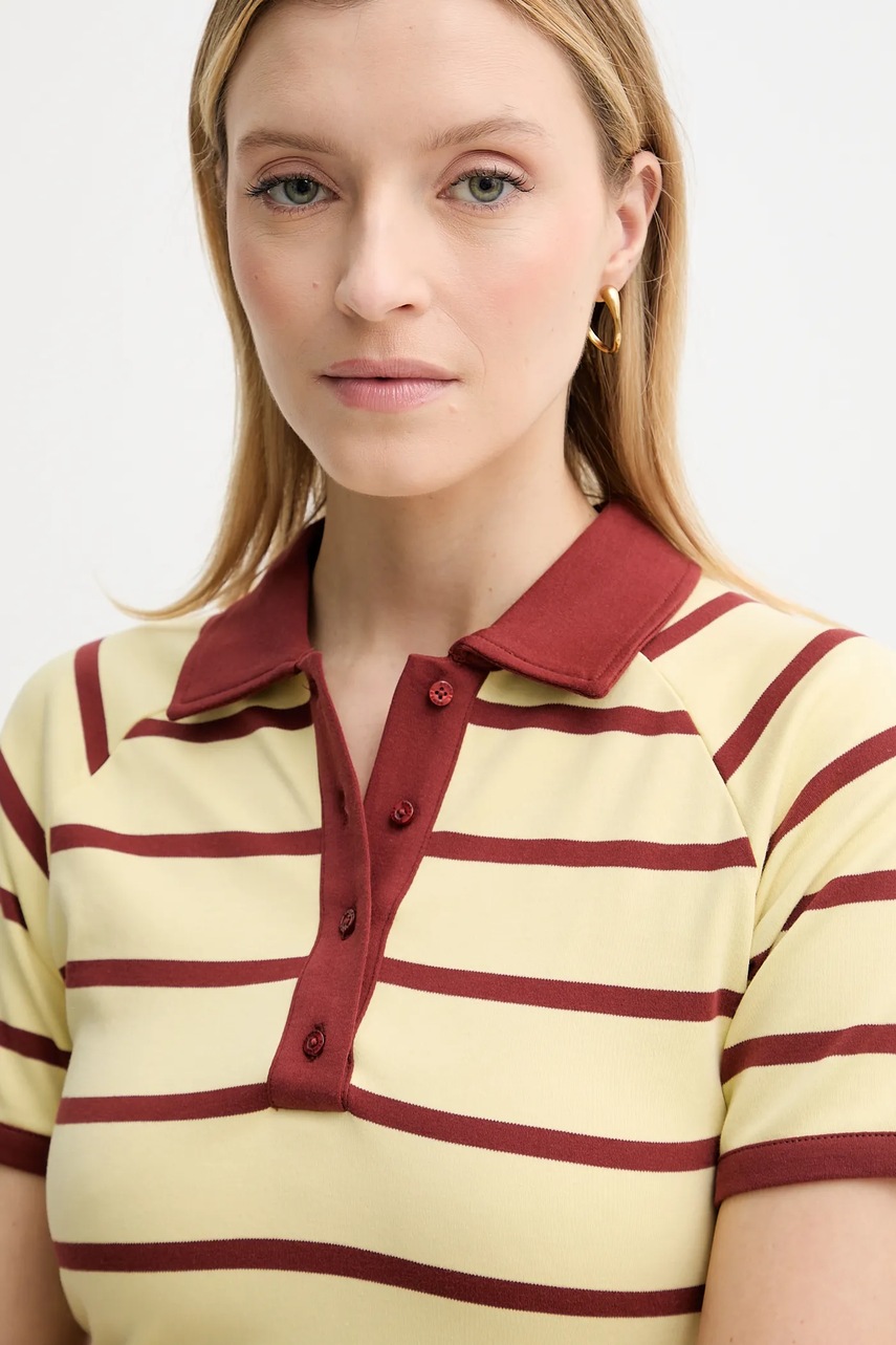 Βαμβακερό μπλουζάκι πόλο Samsoe Samsoe SAAMY φωτογραφία