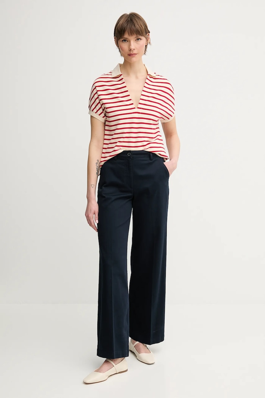Поло Tommy Hilfiger женское цвет красный WW0WW44512 Поло Tommy Hilfiger женское цвет красный WW0WW44512