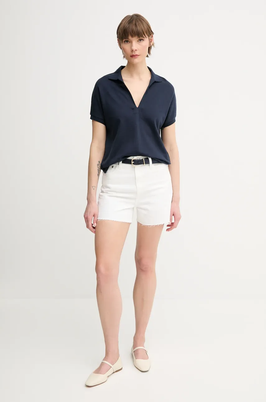 Поло Tommy Hilfiger женское цвет синий WW0WW44512 Поло Tommy Hilfiger женское цвет синий WW0WW44512