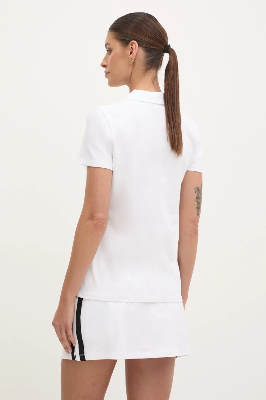 Πόλο Dkny χρώμα: άσπρο, DP5T1212 φωτογραφία