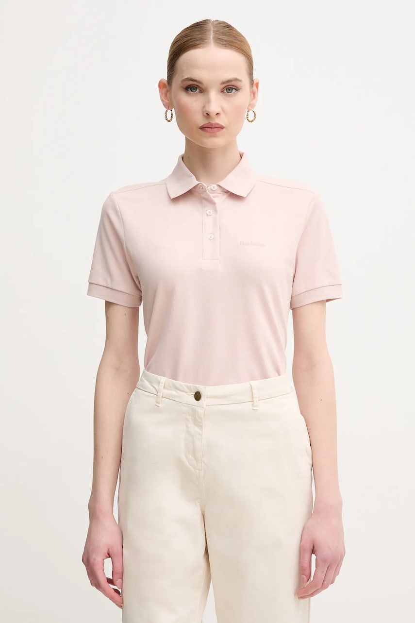 Barbour tricou polo Bowford femei, culoarea bej, LML0886PI35