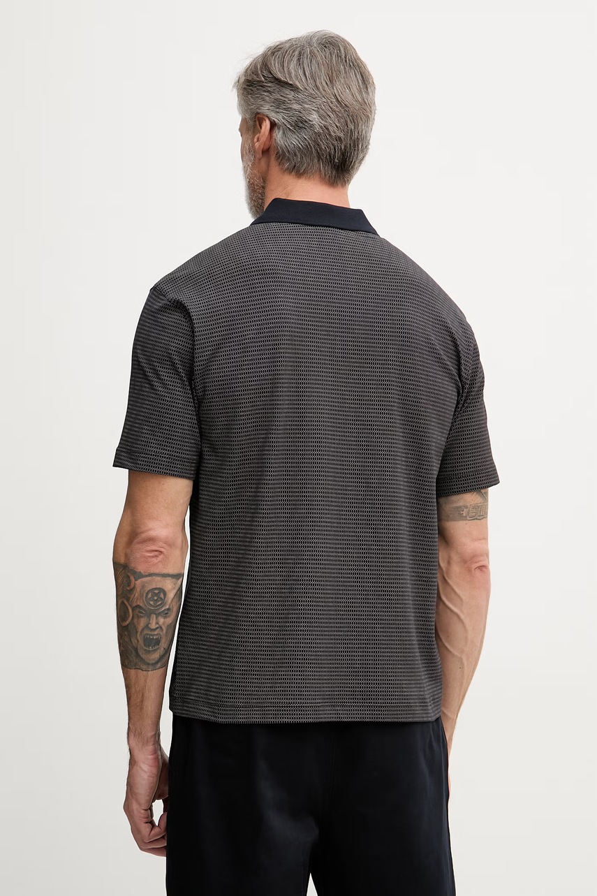 Armani Exchange polo tričko pánske bavlnené s elastanom