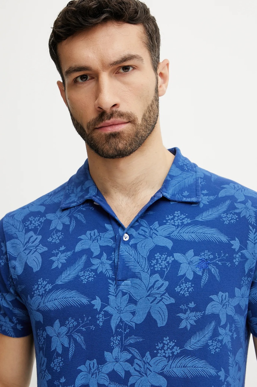 Bavlněné polo tričko Vilebrequin MOUSSURE (obrázek 3)