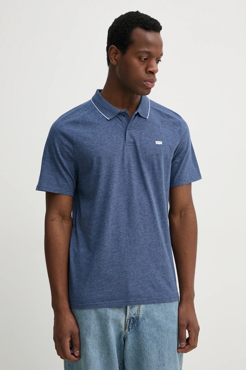 Levi\'s tricou polo SHORELINE TECH POLO barbati, melanj, 001EK