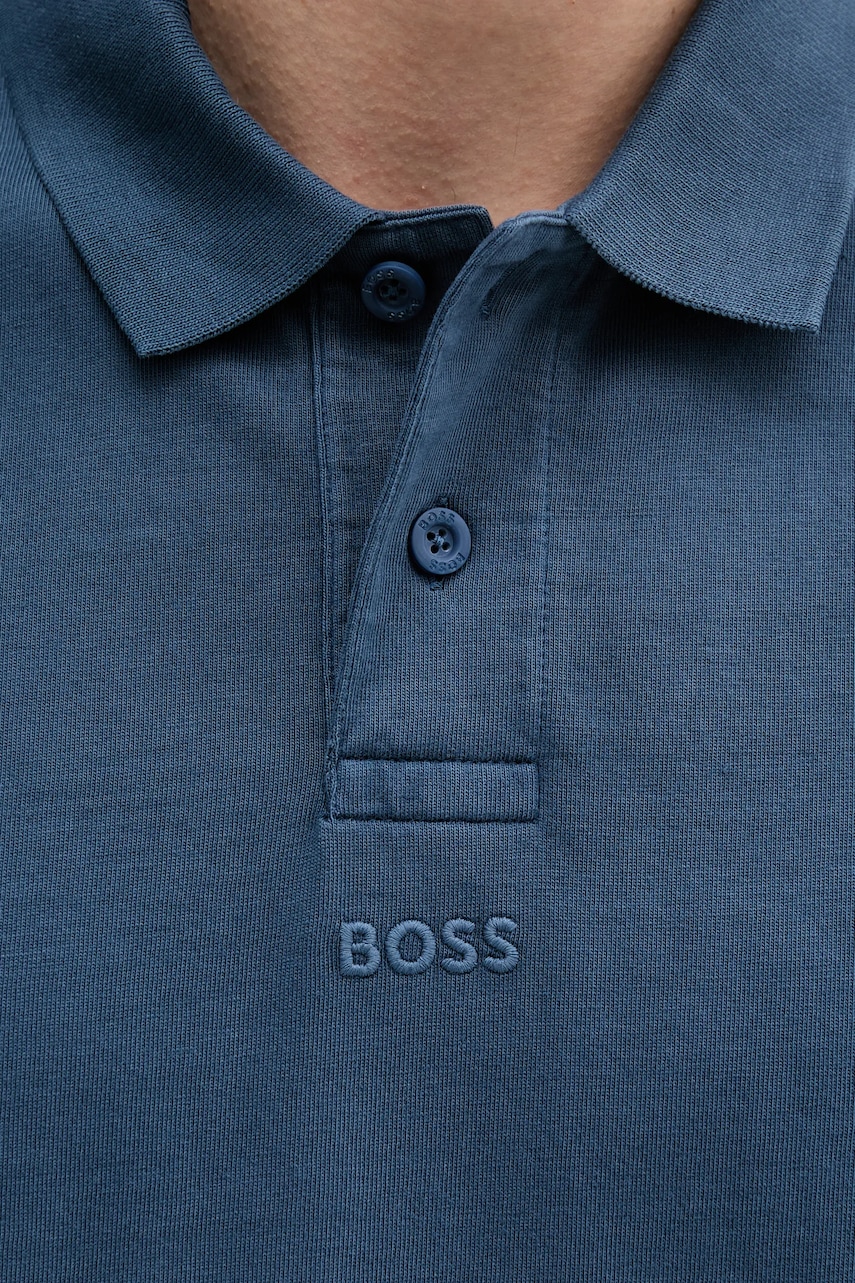 Bavlnené polo tričko BOSS Orange