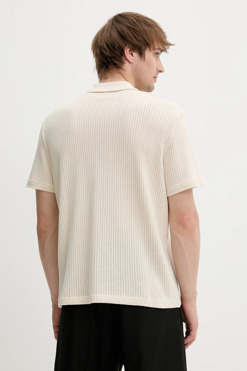 Βαμβακερό μπλουζάκι πόλο Samsoe Samsoe SAJASE φωτογραφία