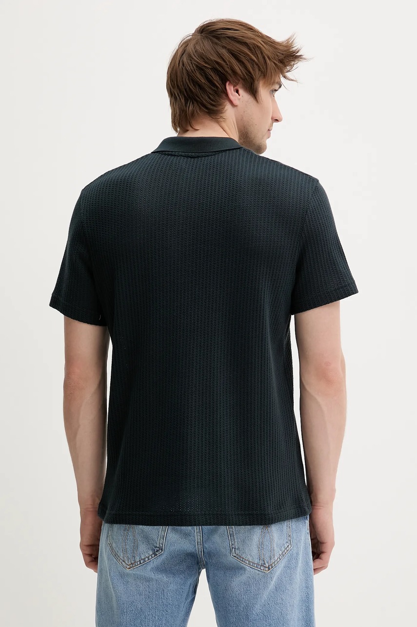 Βαμβακερό μπλουζάκι πόλο Samsoe Samsoe SAJASE φωτογραφία