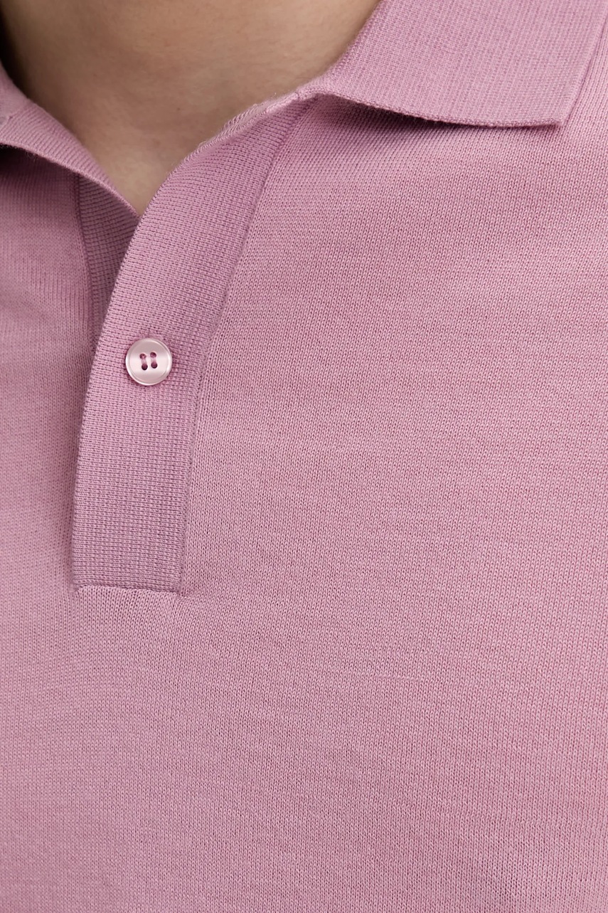 Vlněné polo tričko Samsoe Samsoe SAROWAN (obrázek 5)