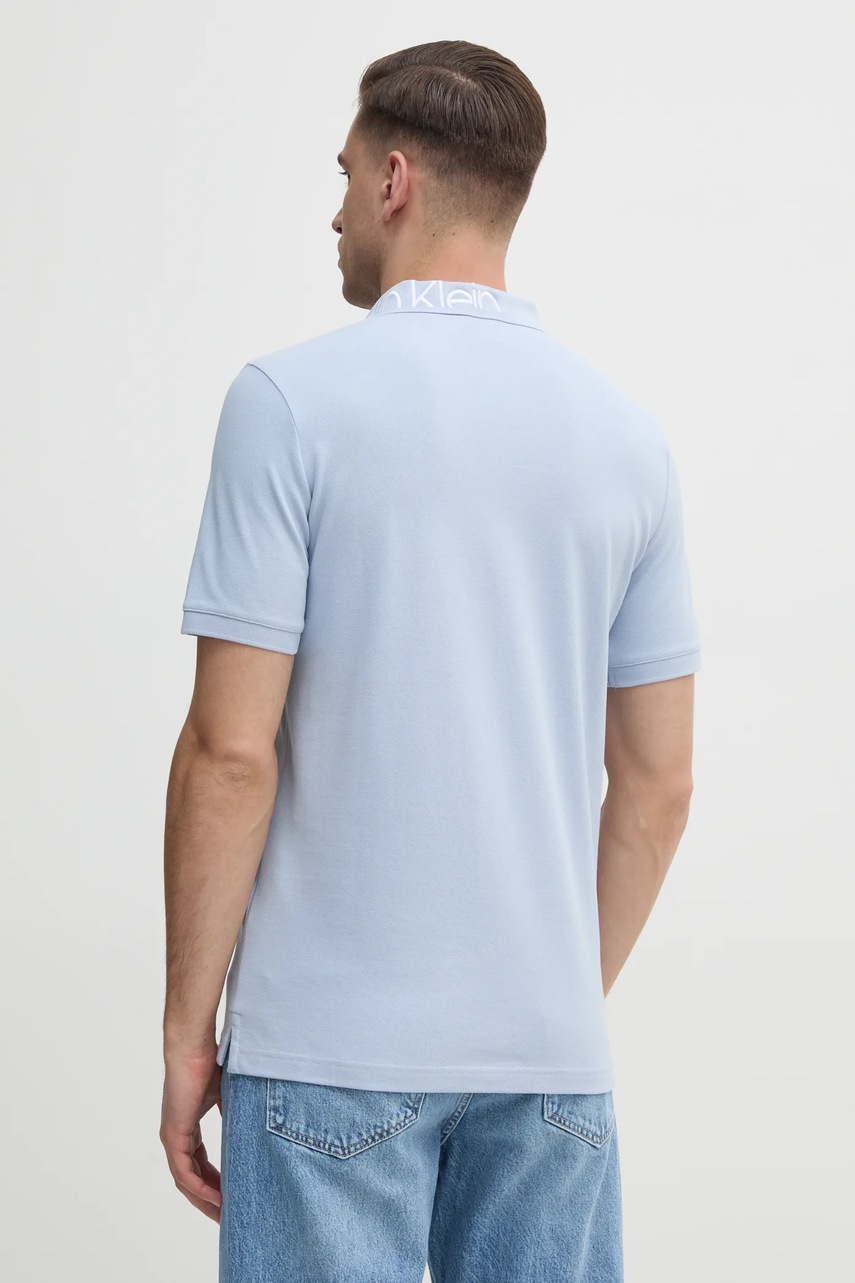 Calvin Klein poló férfi, nyomott mintás, K10K114474 termék 2. képe