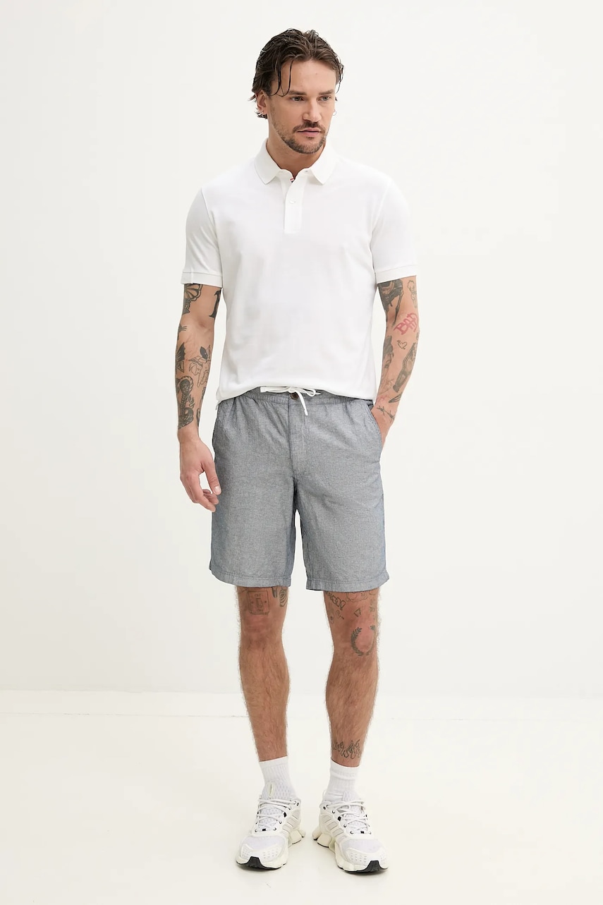Хлопковое поло Superdry мужское цвет белый однотонное M1110438A-01C Хлопковое поло Superdry мужское цвет белый однотонное M1110438A-01C