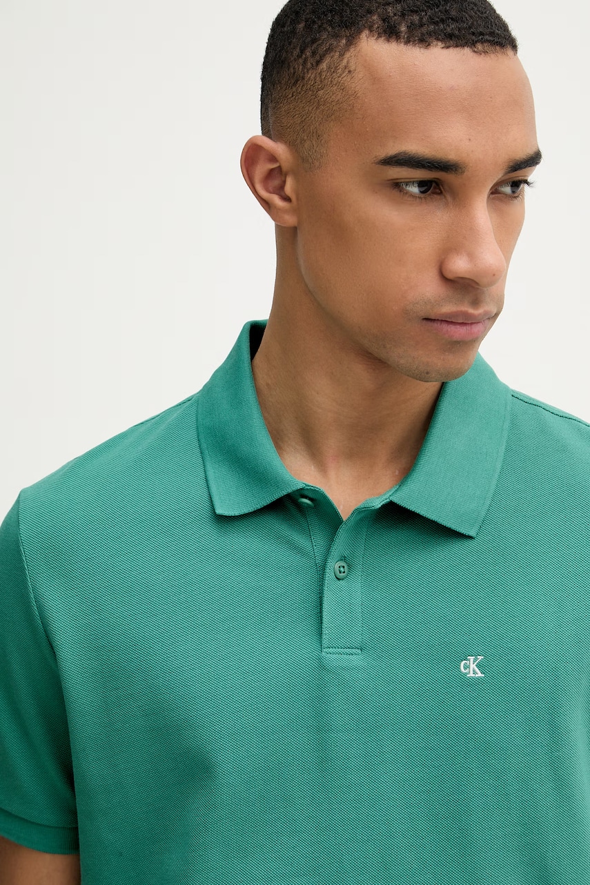 Calvin Klein Jeans polo tričko pánske bavlnené