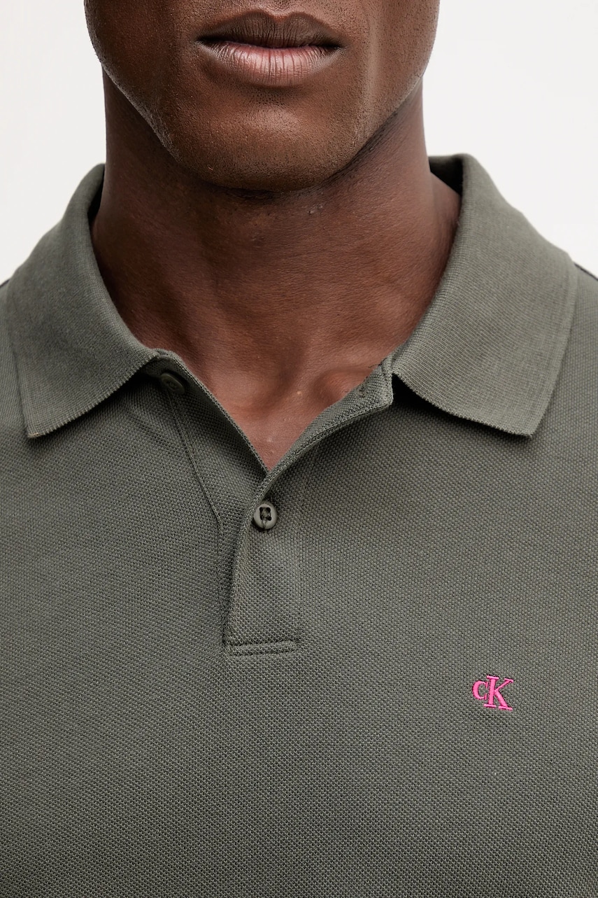 Calvin Klein Jeans polo tričko pánske bavlnené