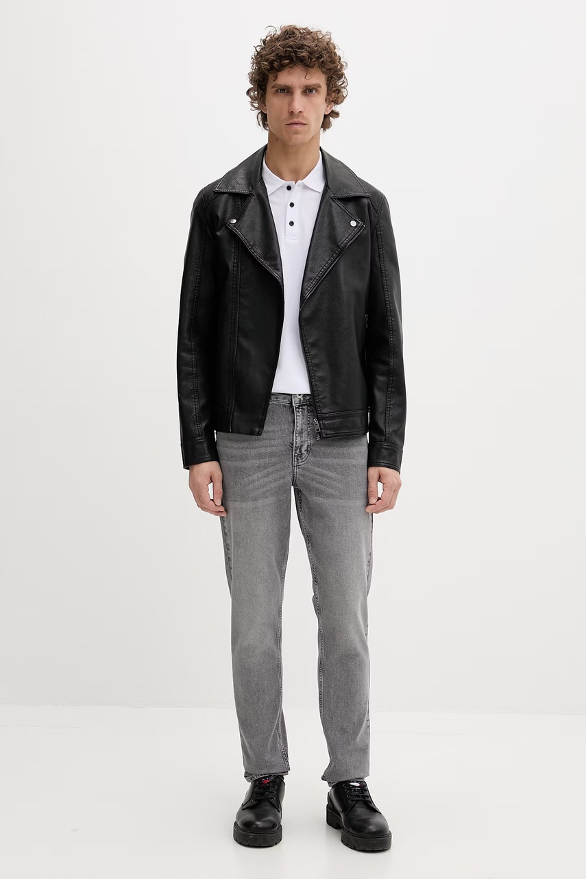 Karl Lagerfeld Jeans polo tričko pánske bavlnené
