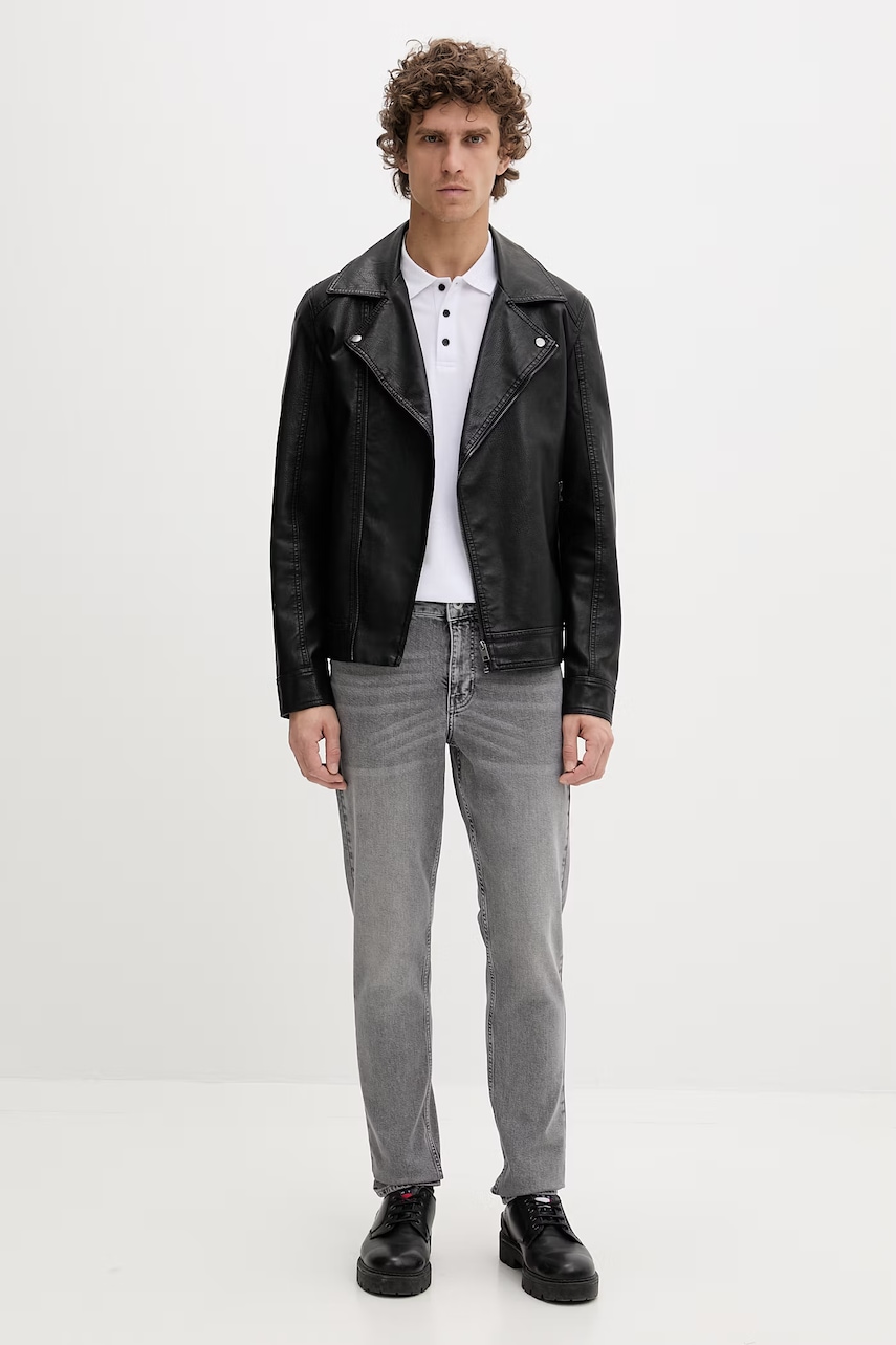 Karl Lagerfeld Jeans polo tričko pánske bavlnené