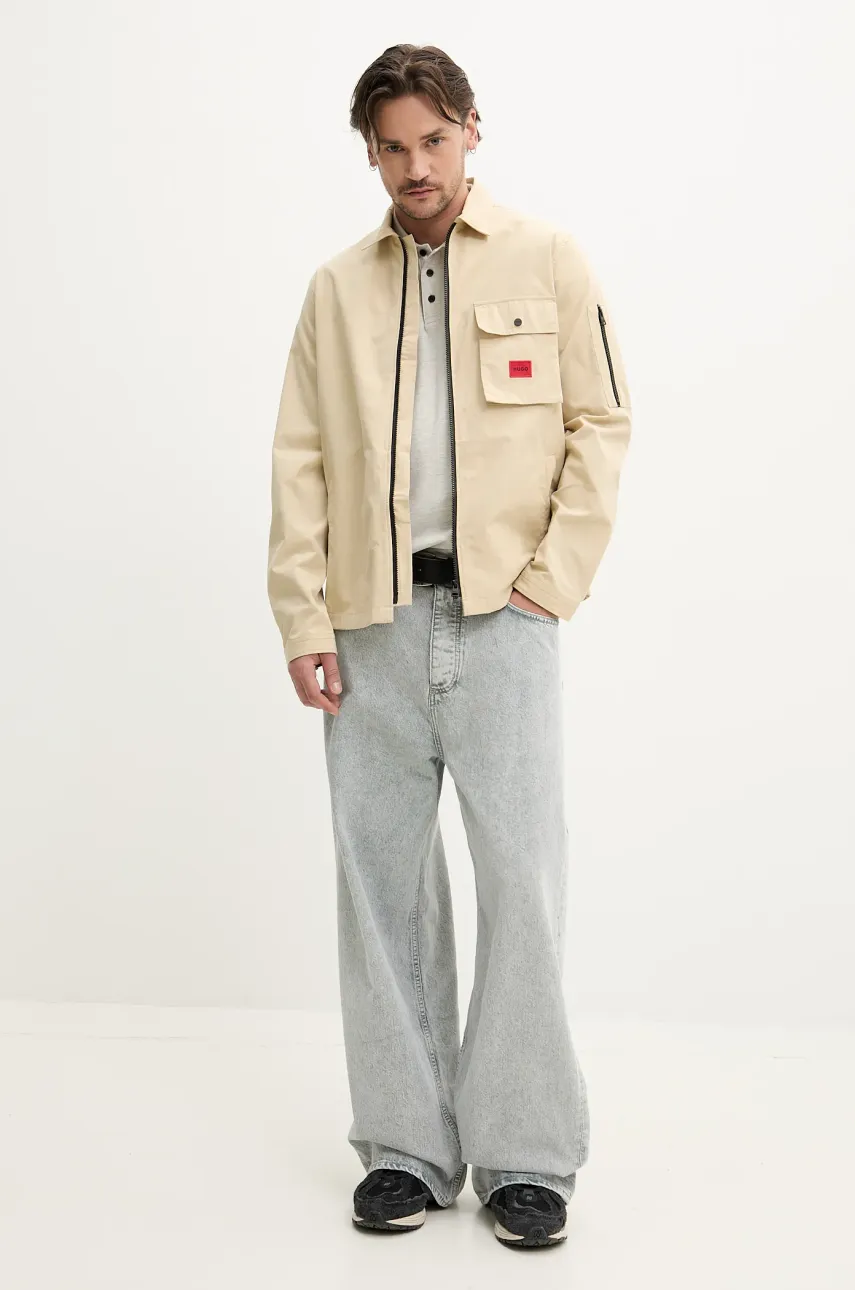 Хлопковое поло Karl Lagerfeld Jeans мужское цвет серый однотонное A2M17094 Хлопковое поло Karl Lagerfeld Jeans мужское цвет серый однотонное A2M17094
