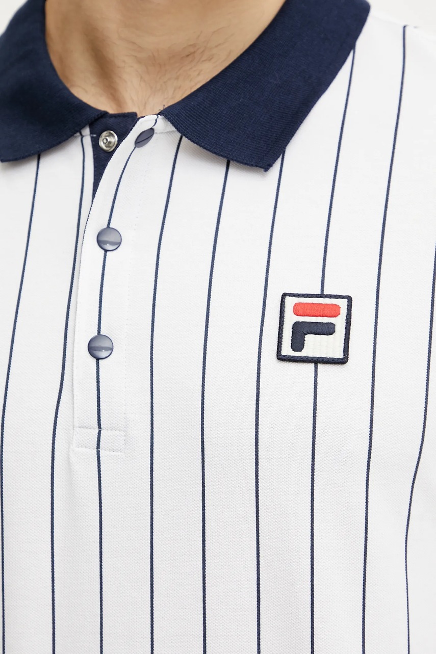 Βαμβακερό μπλουζάκι πόλο Fila Linter φωτογραφία