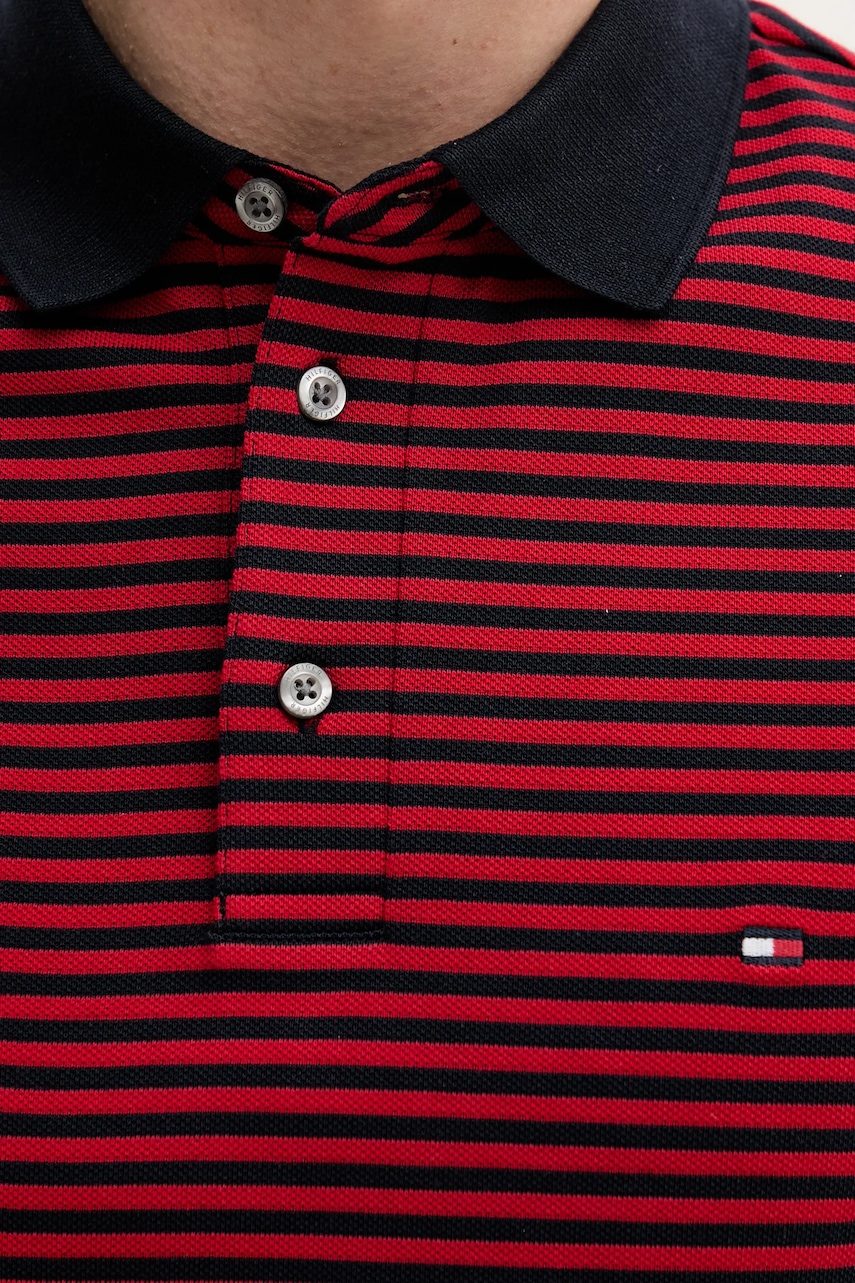 Tommy Hilfiger polo tričko bavlnené s elastanom