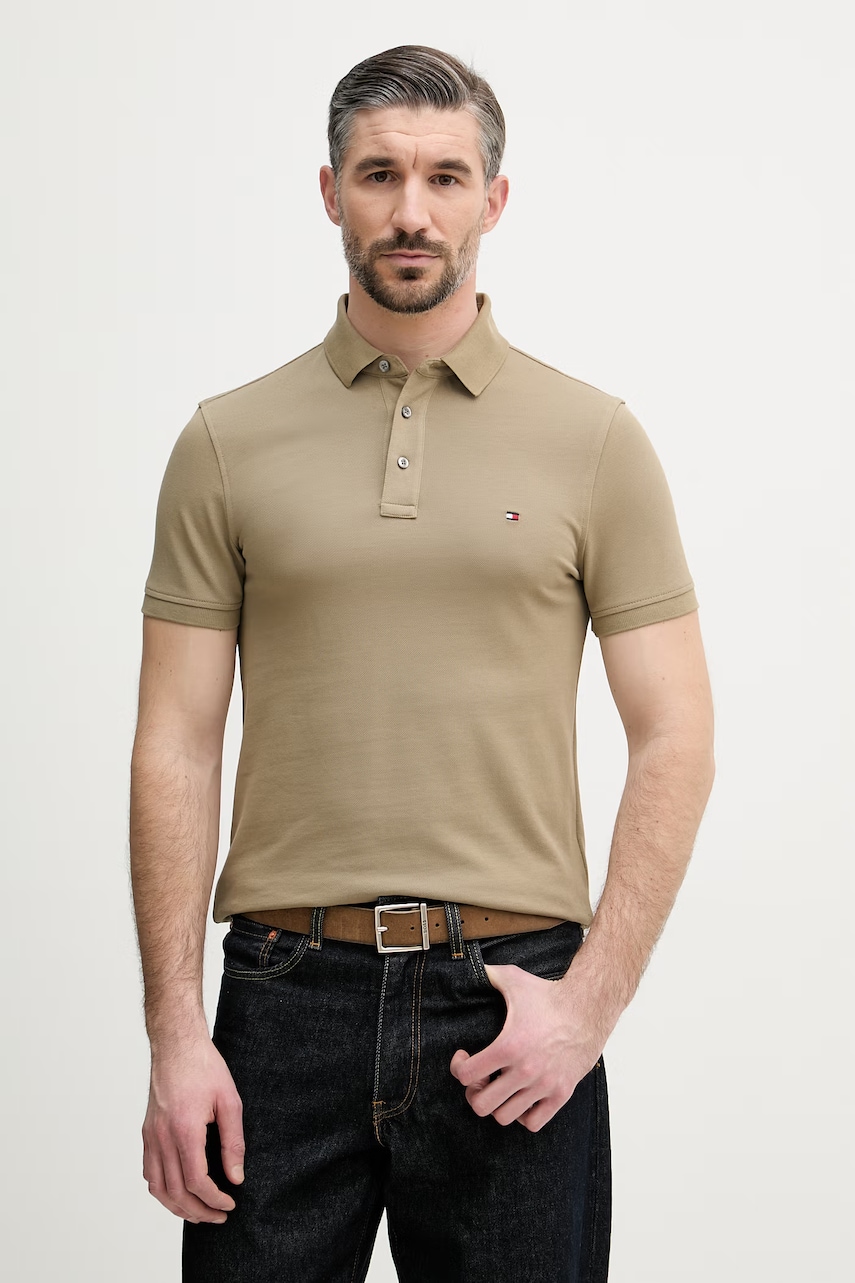 Tommy Hilfiger πόλο βαμβάκι με ελαστάν