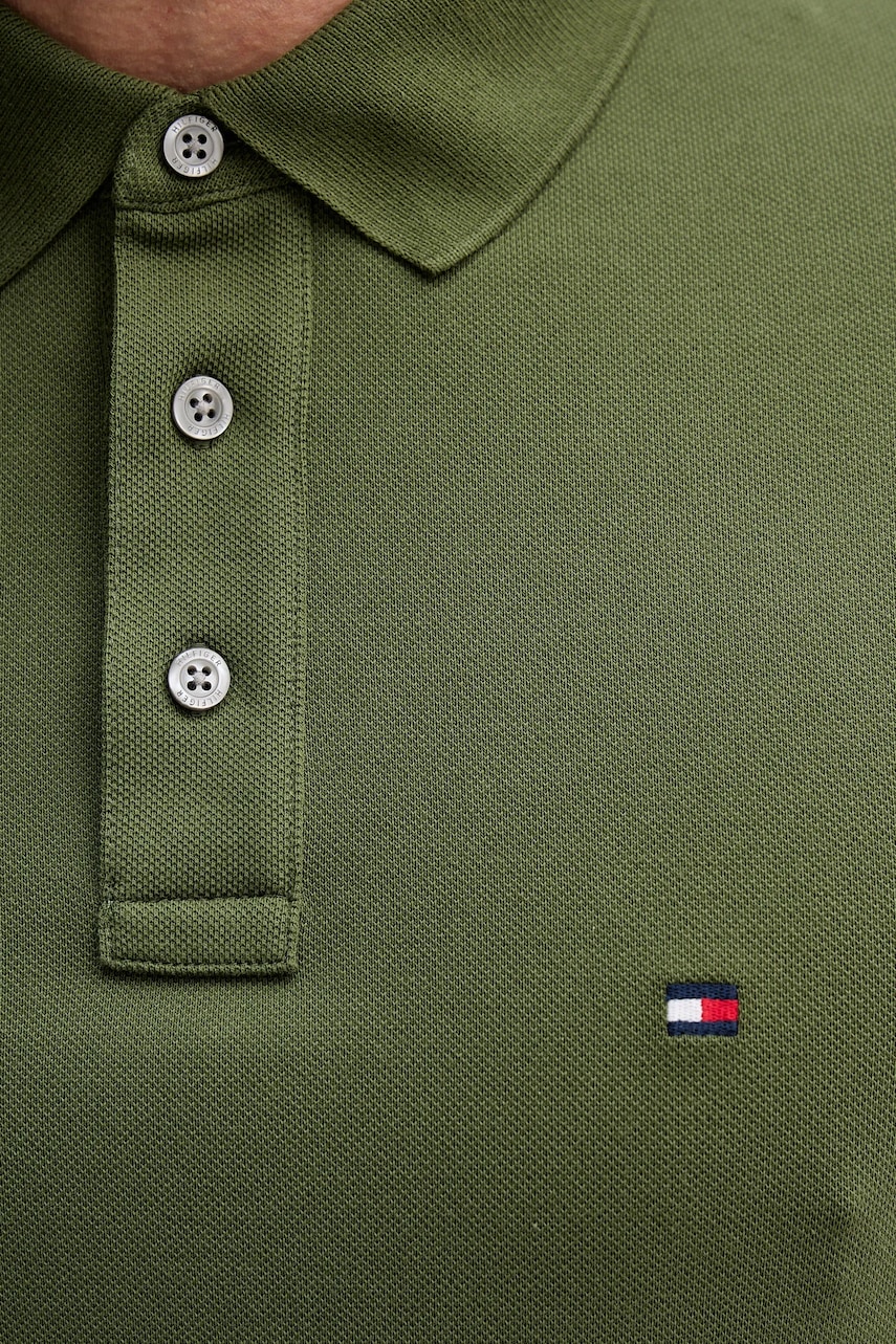 Tommy Hilfiger polo tričko bavlnené s elastanom