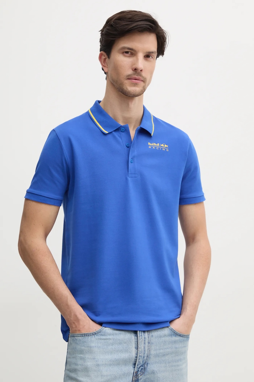 Red Bull Racing x Pepe Jeans tricou polo TIPPED LOGO POLO
