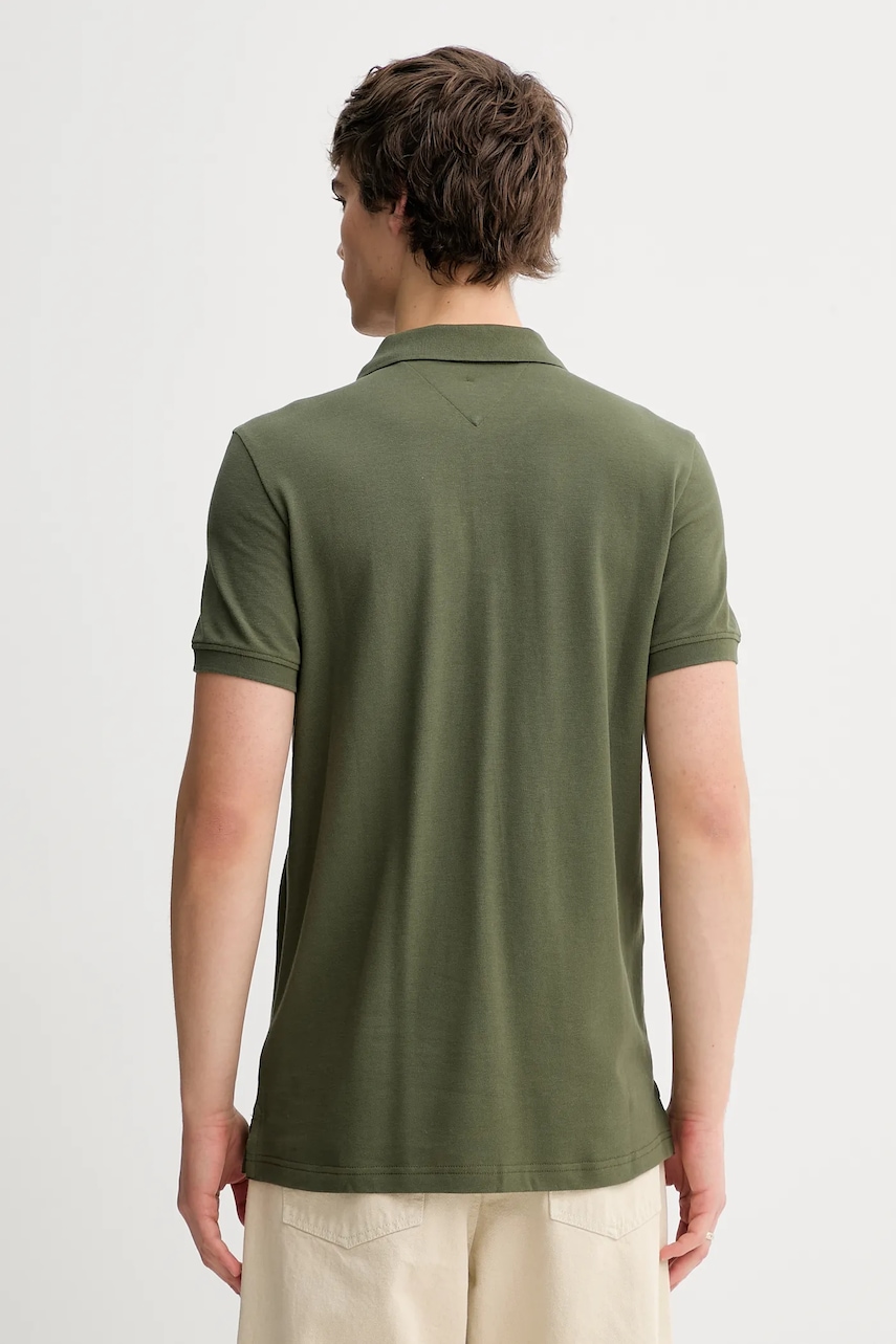 Tommy Jeans polo tričko pánske bavlnené