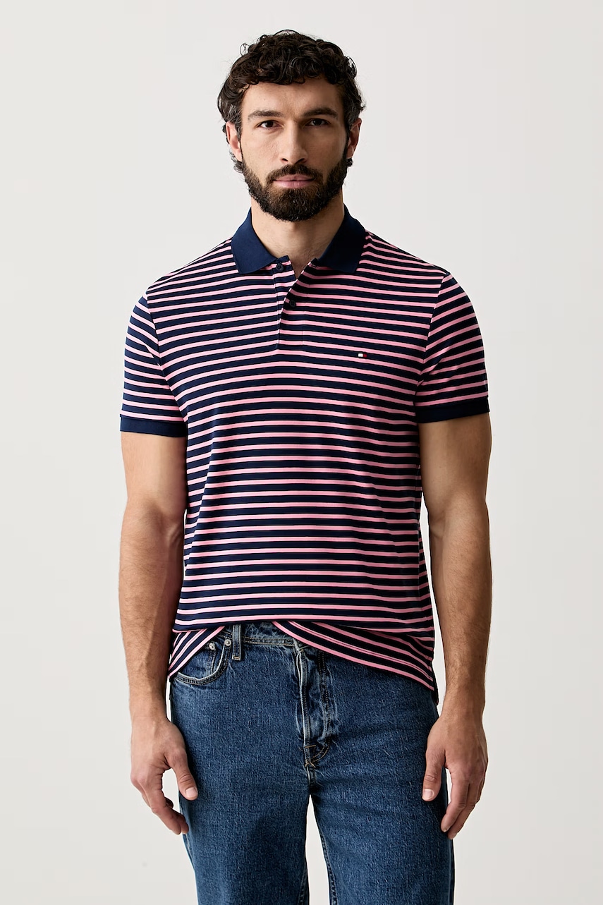 Tommy Hilfiger polo tričko pánske bavlnené