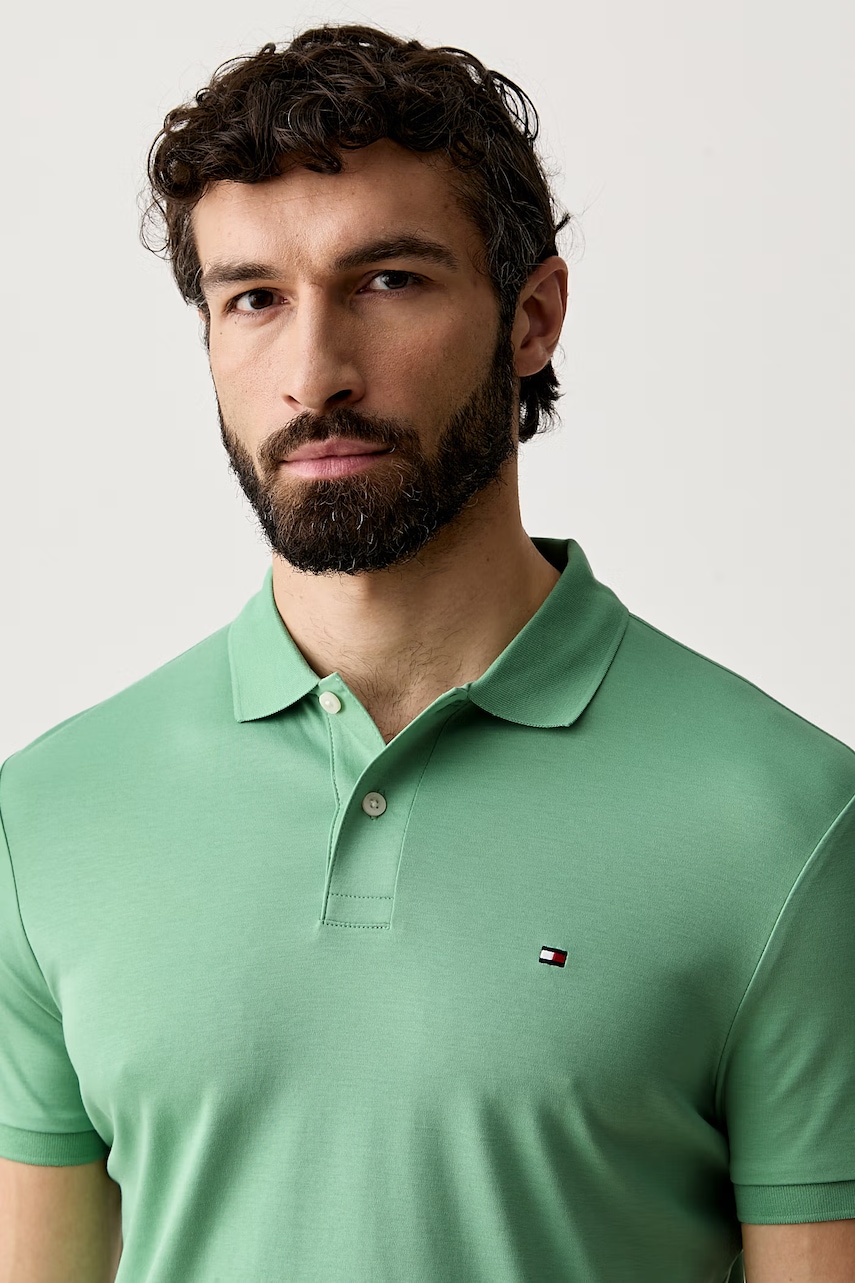 Tommy Hilfiger polo tričko pánske bavlnené