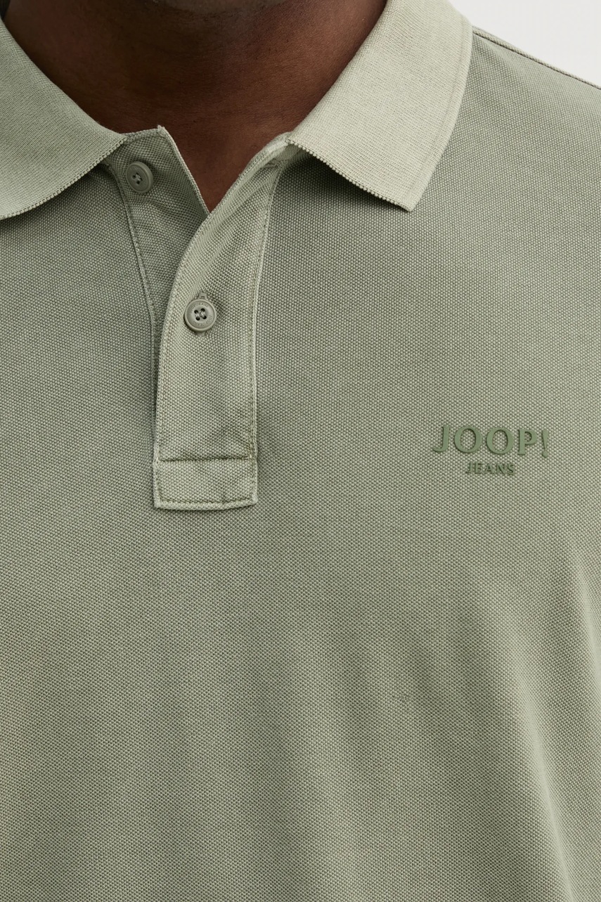 Поло Joop! чоловіче колір зелений однотонне 30045619 