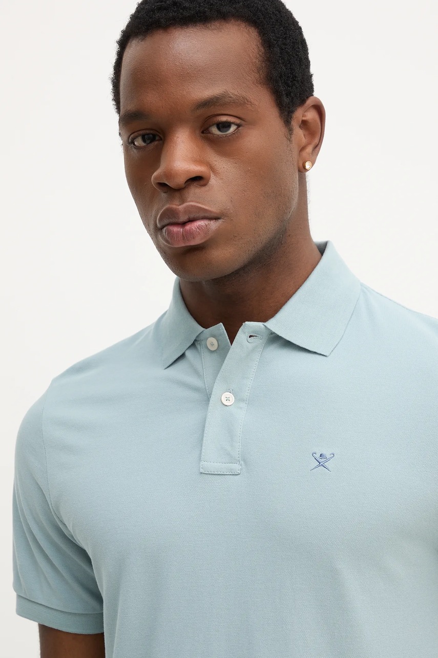 Βαμβακερό μπλουζάκι πόλο Hackett London φωτογραφία