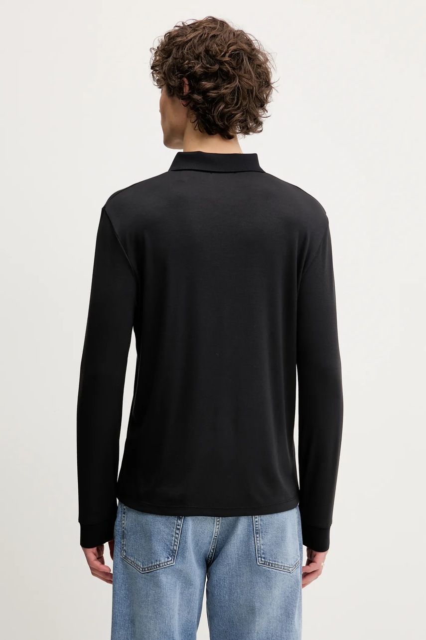 Πουλόβερ Theory χρώμα: μαύρο, O1199505 φωτογραφία