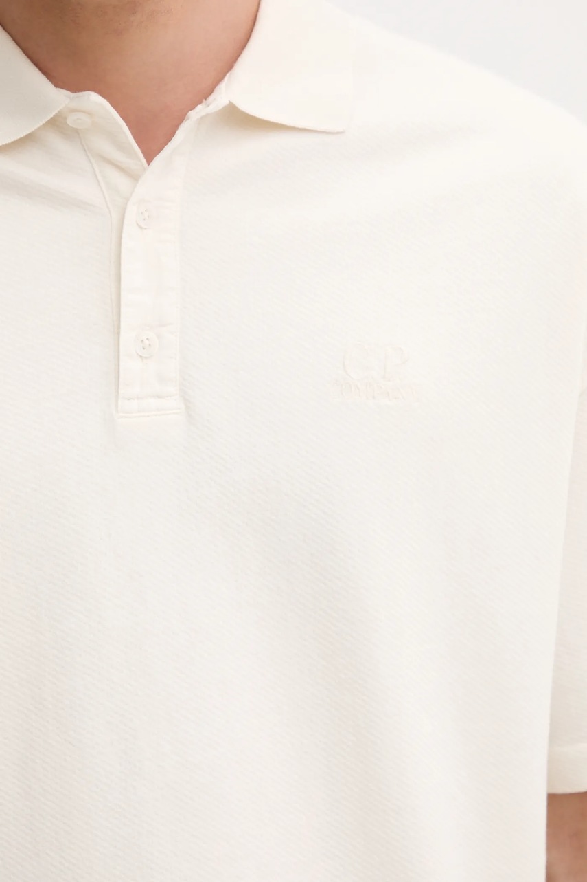 Βαμβακερό μπλουζάκι πόλο C.P. Company φωτογραφία