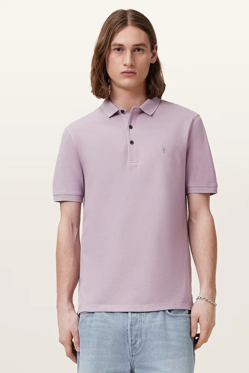 Bavlněné polo tričko AllSaints REFORM 2-pack (obrázek 5)