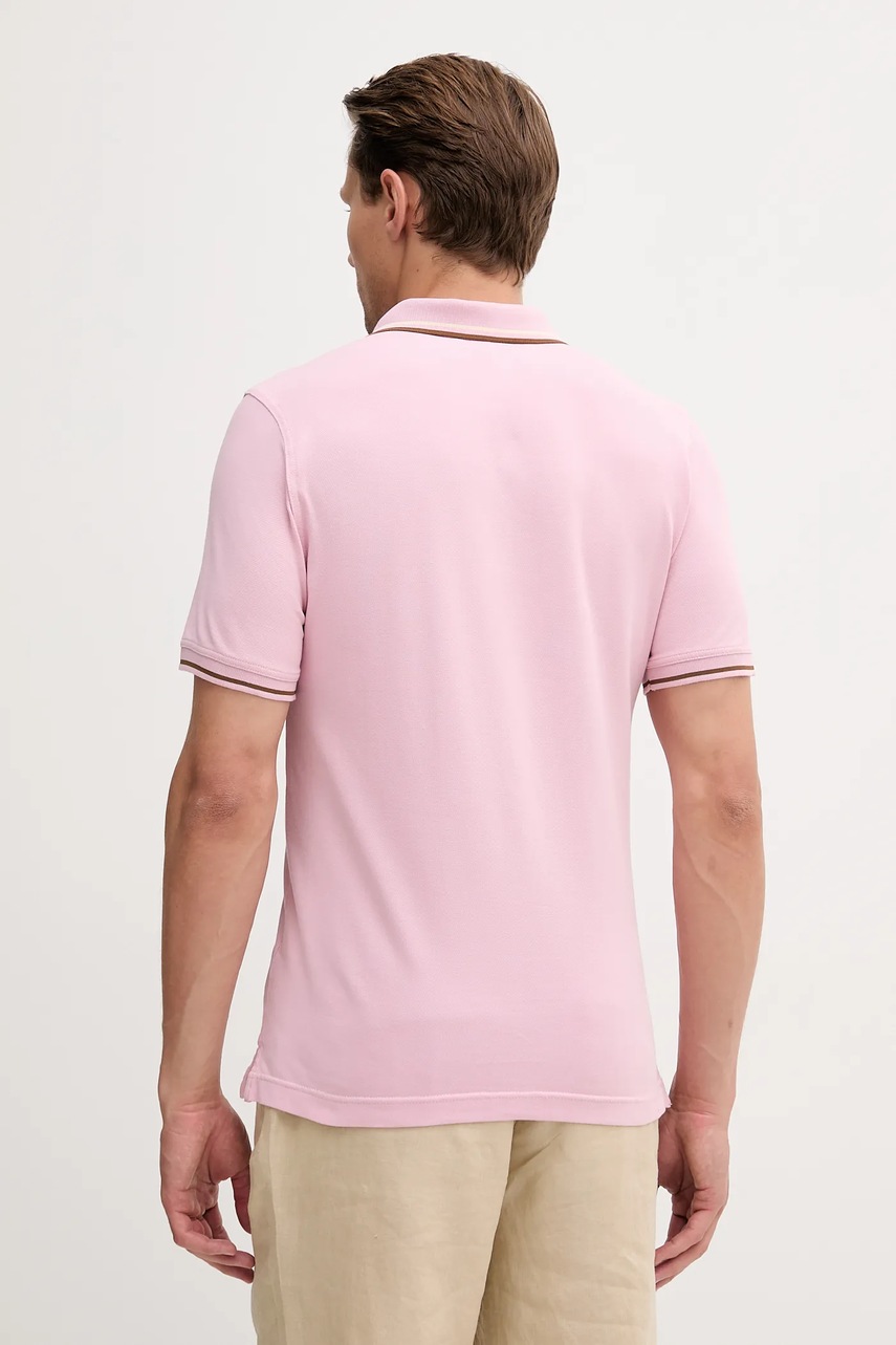 Πόλο United Colors of Benetton χρώμα: ροζ, 3F9HU302E φωτογραφία