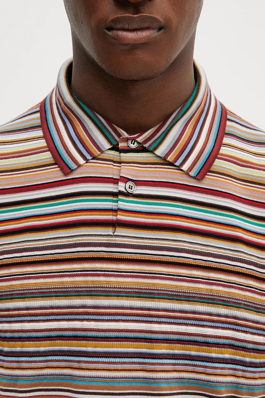 Βαμβακερό μπλουζάκι πόλο Paul Smith φωτογραφία