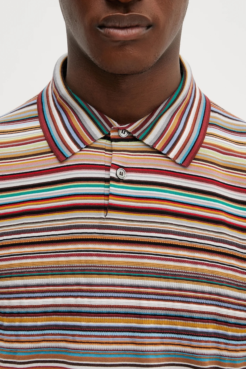 Bavlněné polo tričko Paul Smith