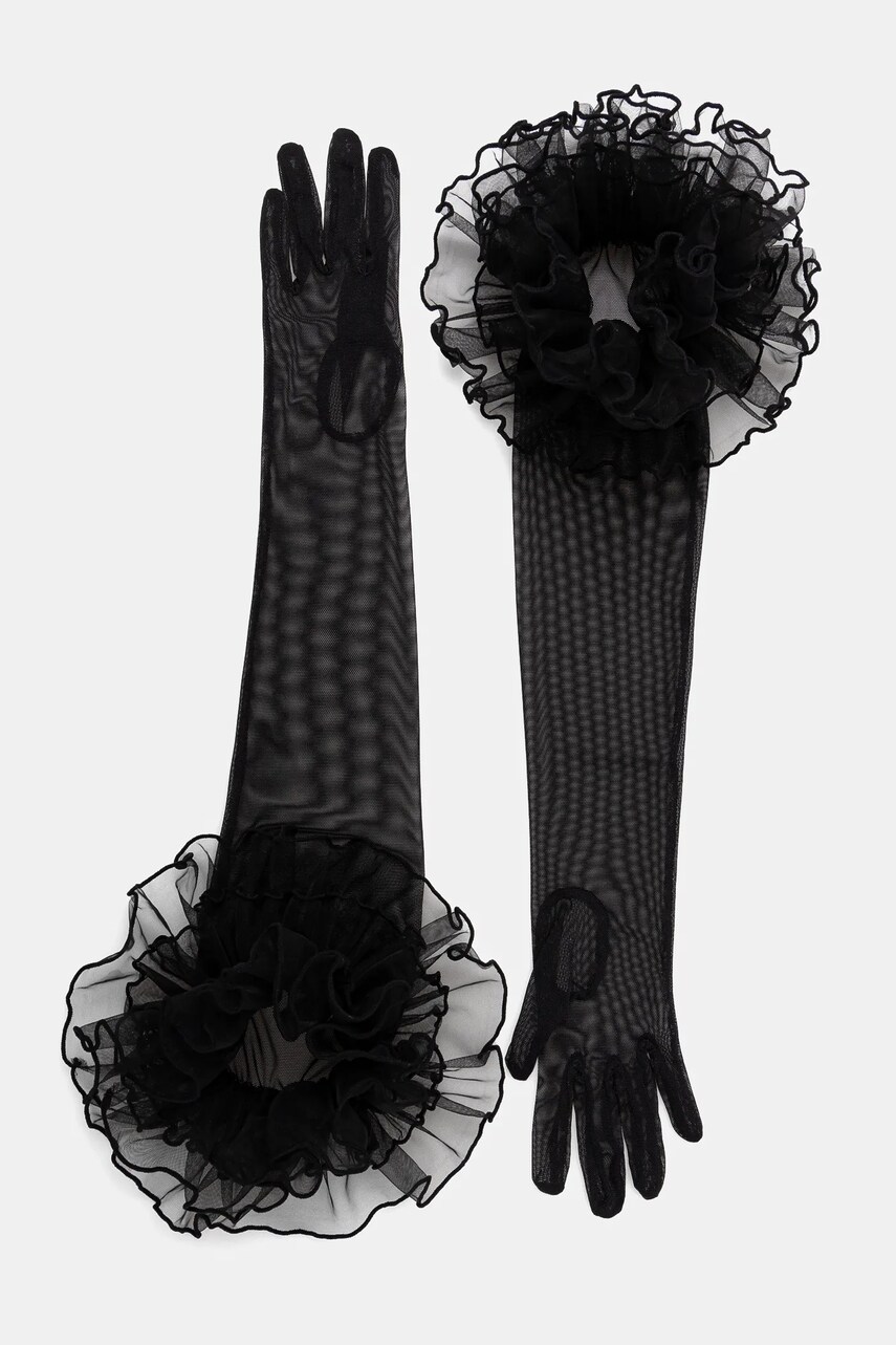 Karl Lagerfeld manusi femei, culoarea negru, A1W33174