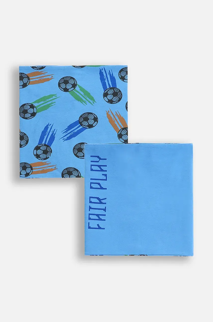Levně Nákrčník Coccodrillo modrá barva, ACCESSORIES SPRING BOY