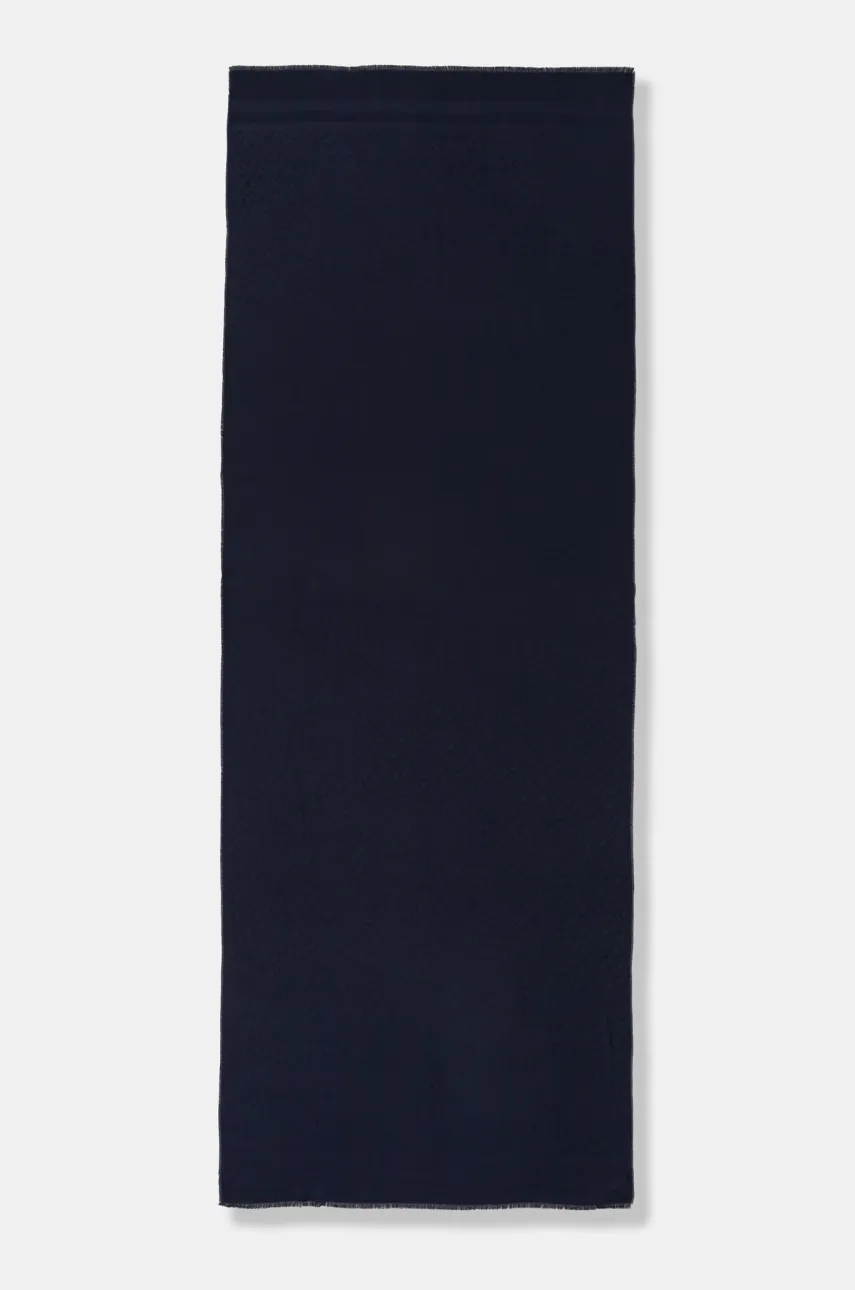 Шарф Tommy Hilfiger женский цвет синий однотонный AW0AW16852 Шарф Tommy Hilfiger женский цвет синий однотонный AW0AW16852