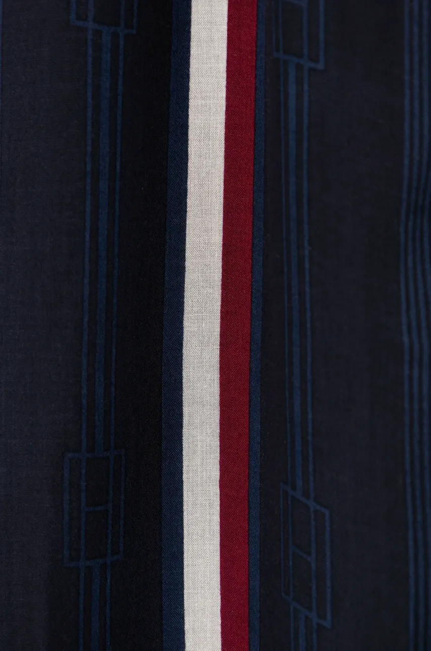 Шарф Tommy Hilfiger женский цвет синий однотонный AW0AW17345 Шарф Tommy Hilfiger женский цвет синий однотонный AW0AW17345
